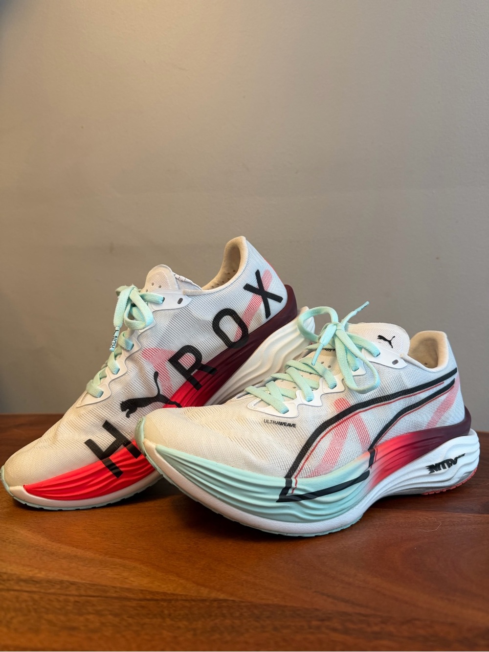 Puma Hyrox Nitro Deviate Elite 3 Women’s - White, Glowing red, mint melt colour